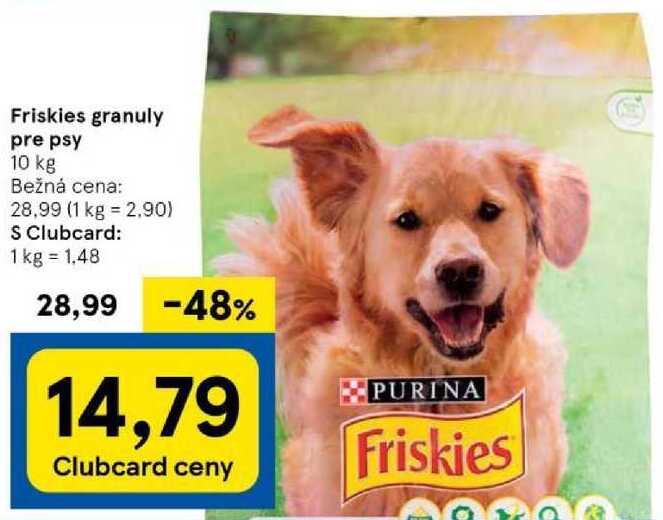 Friskies granuly pre psy, 10 kg