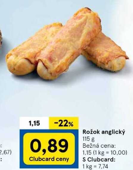 Rožok anglický, 115 g