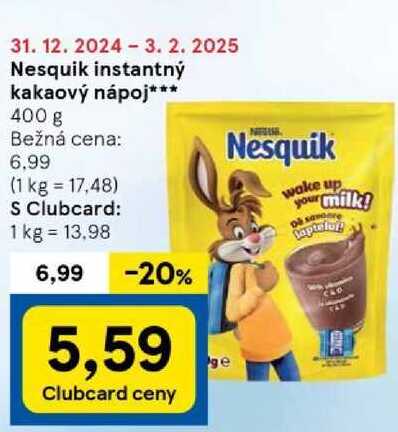 Nesquik instantný kakaový nápoj, 400 g 