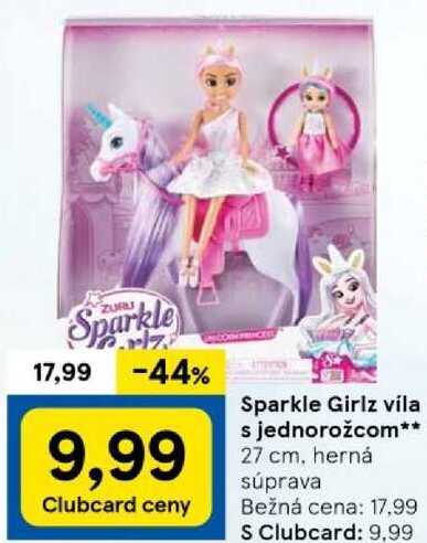 Sparkle Girlz víla s jednorožcom