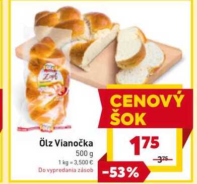 Ölz Vianočka 500 g 