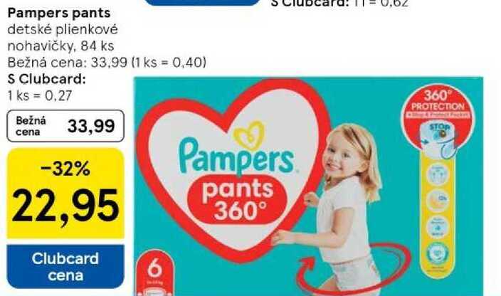 Pampers pants, 84 ks