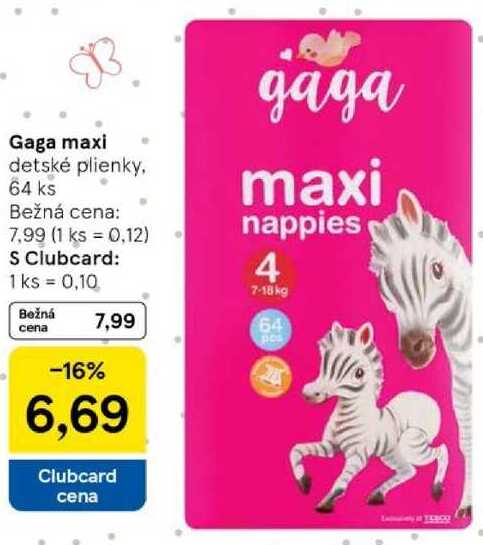 Gaga maxi, 64 ks 