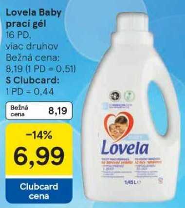 Lovela Baby prací gél, 16 PD