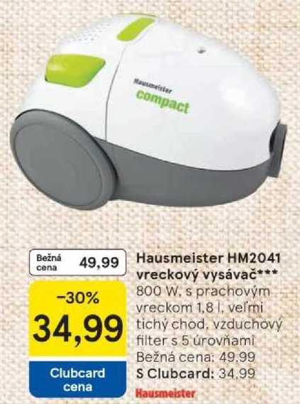 Hausmeister HM2041 vreckový vysávač