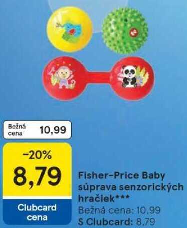 Fisher-Price Baby súprava senzorických hračiek