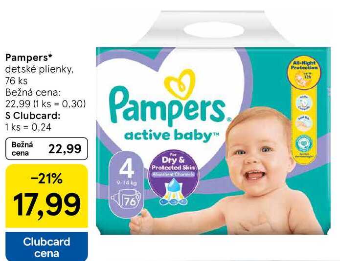 Pampers, 76 ks 