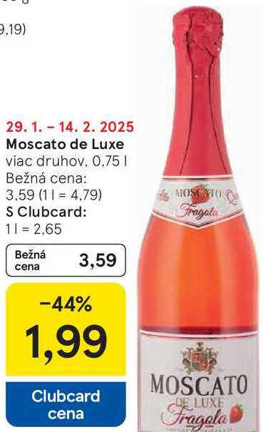 Moscato de Luxe, 0,75 l