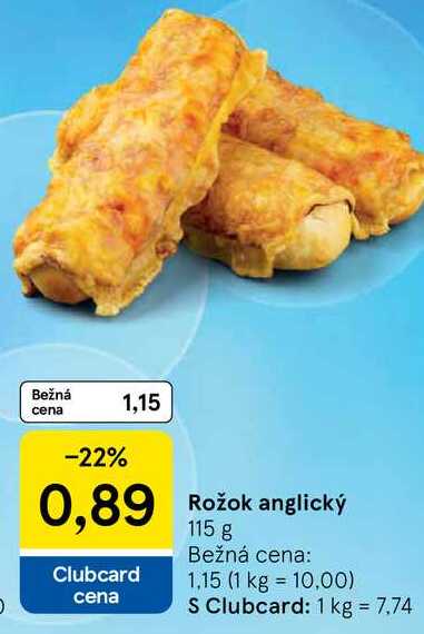 Rožok anglický, 115 g