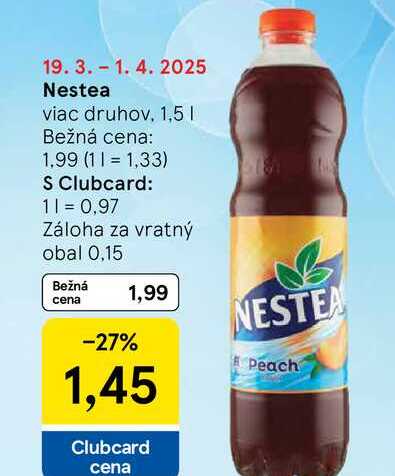 Nestea, 1,5 l