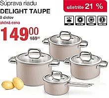 Súprava riadu DELIGHT TAUPE