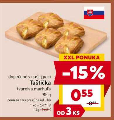 Taštička tvaroh a marhuľa 85 g 