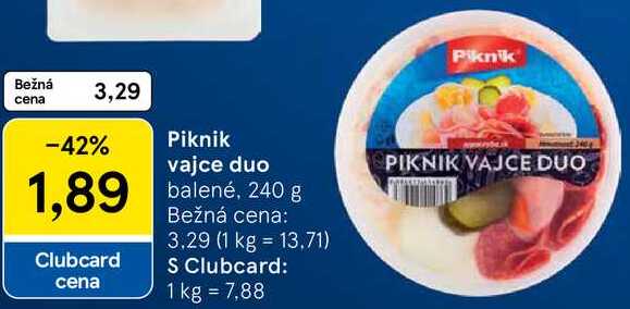 Piknik vajce duo, 240 g