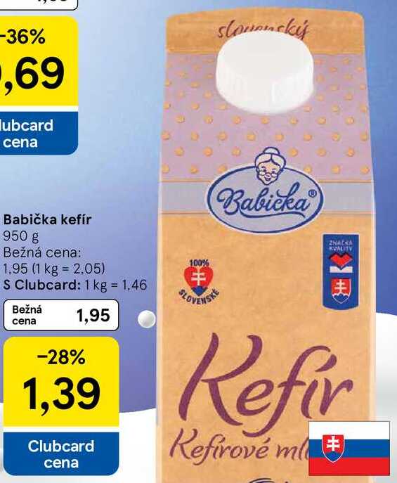 Babička kefír, 950 g