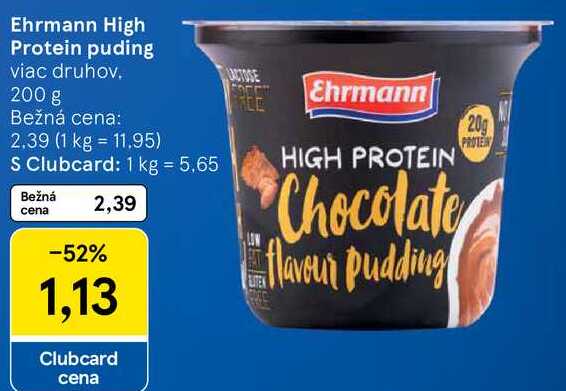 Ehrmann High Protein puding, 200 g