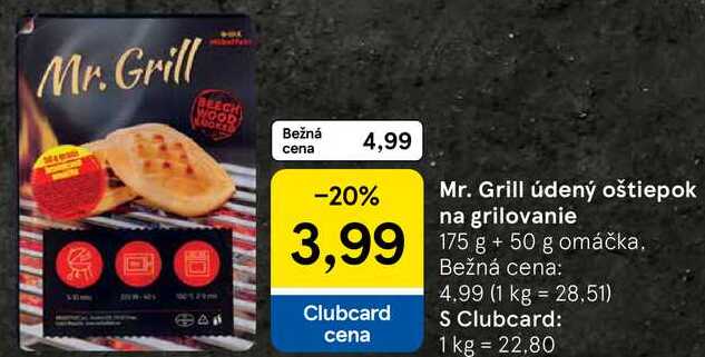 Mr. Grill údený oštiepok na grilovanie, 175 g +50 g omáčka