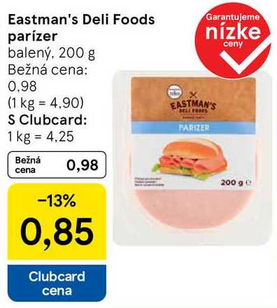 Eastman's Deli Foods parizer, 200 g 