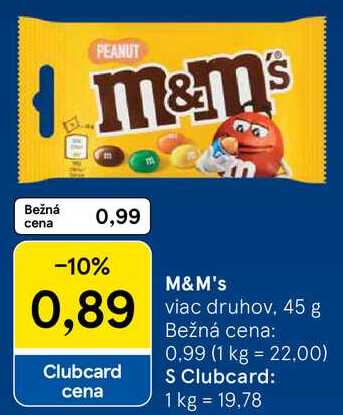 M&M's, 45 g