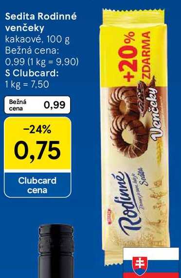 Sedita Rodinné venčeky, 100 g 