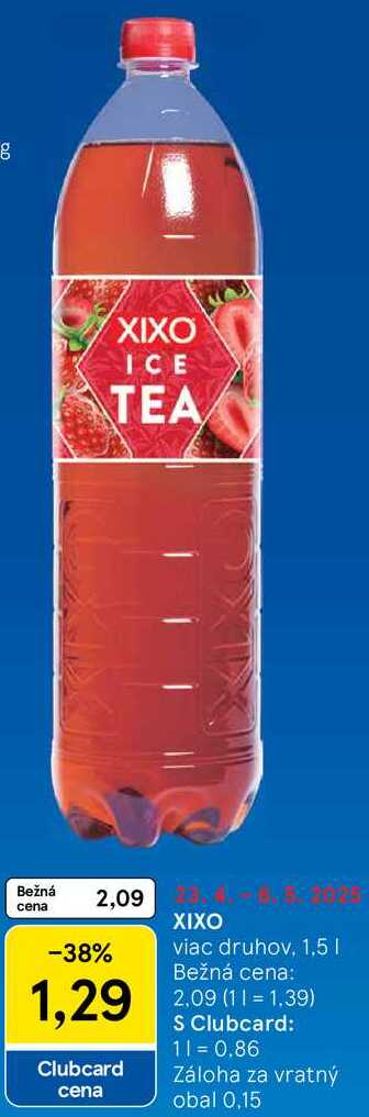 XIXO, 1,5 l