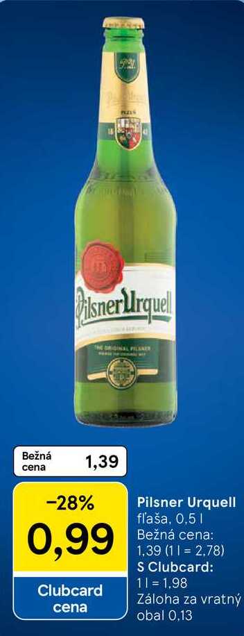 Pilsner Urquell, 0,5 l