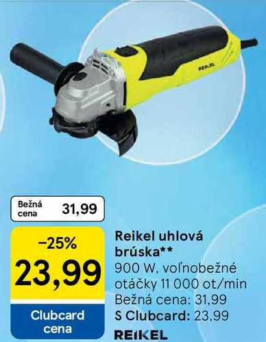 Reikel uhlová brúska