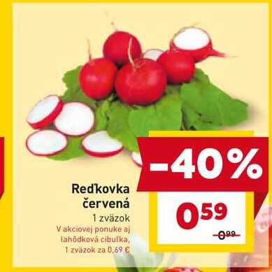 Reďkovka červená 1 zväzok 