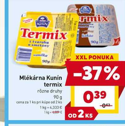 Kunín termix rôzne druhy 90 g 
