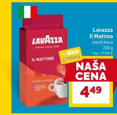 Lavazza Il Mattino mletá káva 250 g 