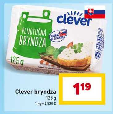  Clever bryndza 125 g