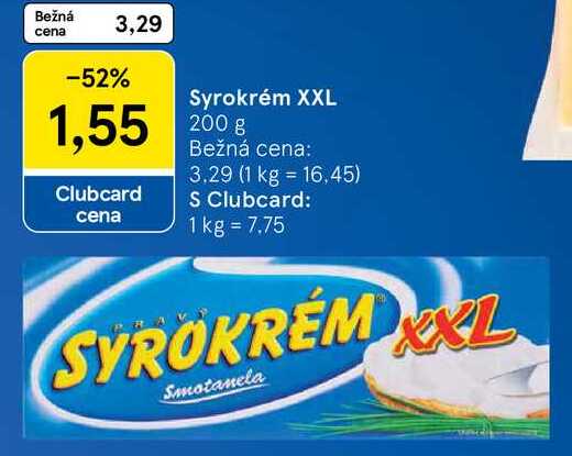 Syrokrém XXL, 200 g