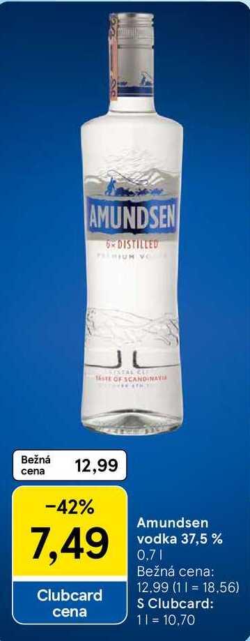Amundsen vodka 37,5%, 0,7 l