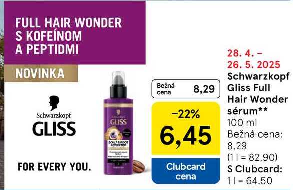 Schwarzkopf Gliss Full Hair Wonder sérum, 100 ml 