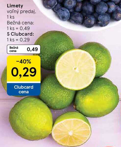 Limety, 1 ks