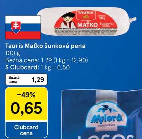 Tauris Maťko šunková pena, 100 g