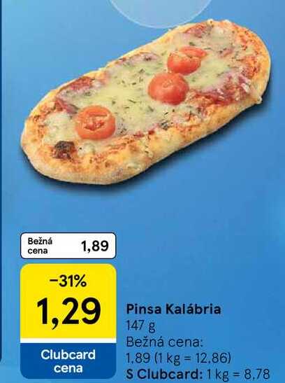 Pinsa Kalábria, 147 g