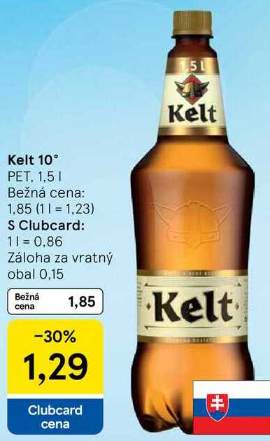 Kelt 10°, 1,5 l