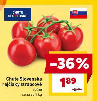 rajčiaky strapcové voľné cena za 1 kg 