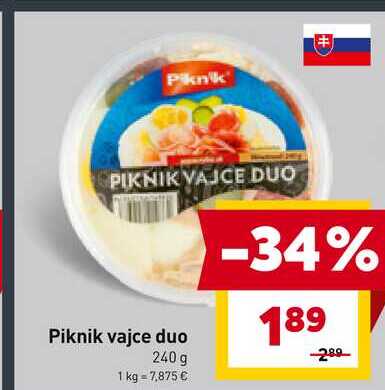 Piknik vajce duo 240 g 