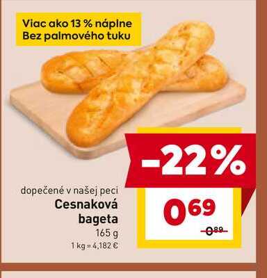 Cesnaková bageta 165 g