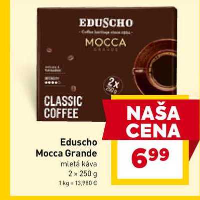 Eduscho Mocca Grande mletá káva 2 x 250 g
