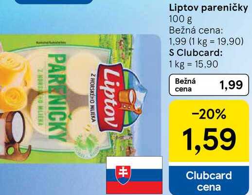 Liptov pareničky, 100 g