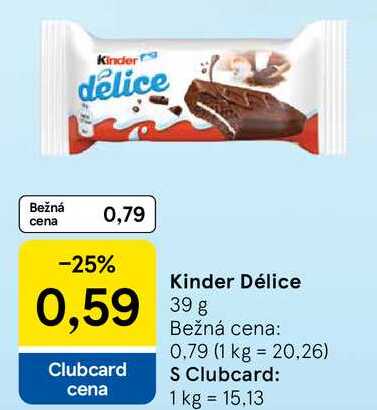 Kinder Délice, 39 g