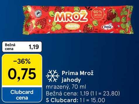 Prima Mrož jahody, 70 ml 