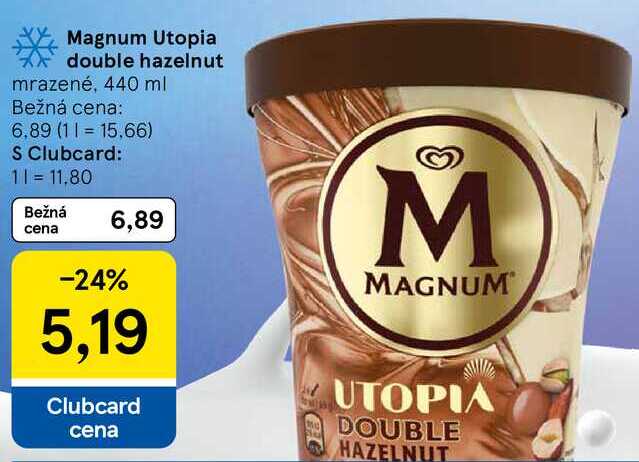 Magnum Utopia double hazelnut, 440 ml 