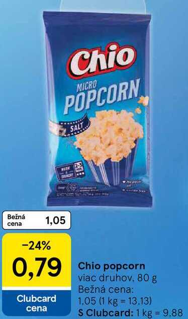 Chio popcorn, 80 g