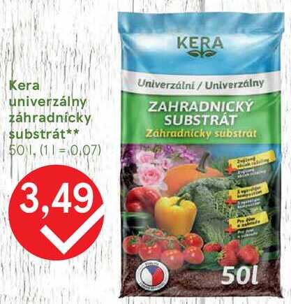 Kera univerzálny záhradnícky substrát, 50 l