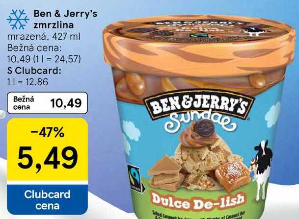 Ben & Jerry's zmrzlina, 427 ml