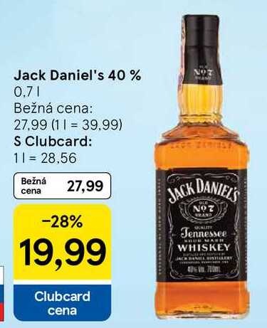 Jack Daniel's 40 %, 0,7 l