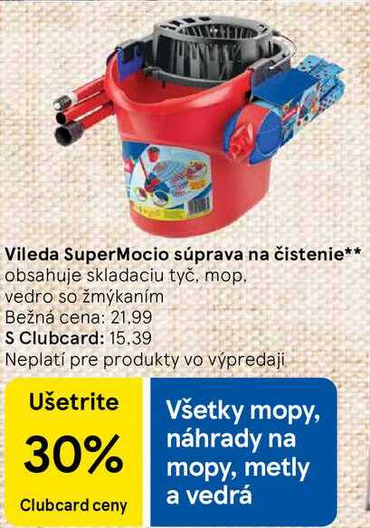 Vileda SuperMocio súprava na čistenie